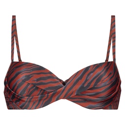 Malibu Padded Underwired Bikini Top Doutzen - Red, Rouge, coloris