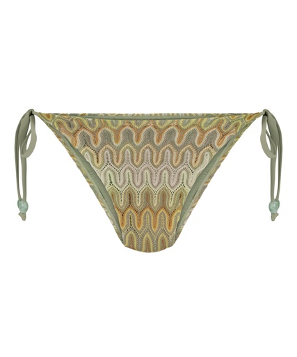 Bas de bikini à jambe haute Cali - Vert