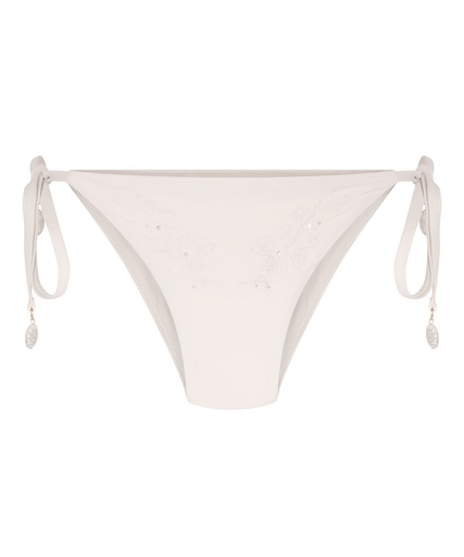 Bas de bikini Giselle Cheeky - Blanc