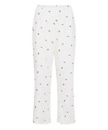 Pantalon de pyjama Pointelle - Blanc, Blanc, coloris