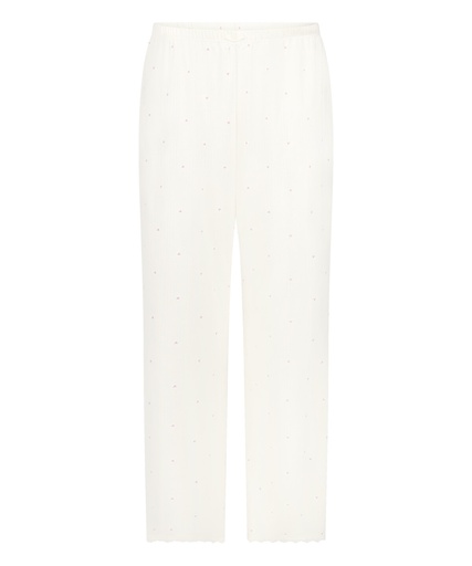 Pantalon en pointelle - Blanc