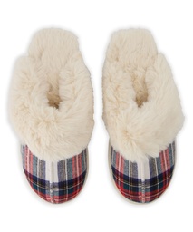 Pantoufles mules Teddy - Blanc, Blanc, coloris