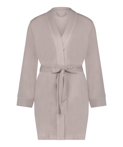 Peignoir court en jersey Essentials - Beige