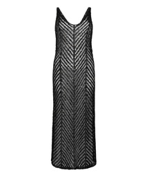 Robe à sequins - Noir