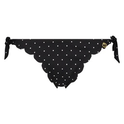 Scallop Goddess Brazilian Bikini Bottoms Doutzen - Black, Noir, coloris