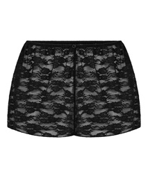 Short en dentelle intégrale - Noir
