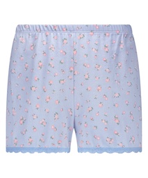 Short en dentelle Pointelle - Bleu, Bleu, coloris