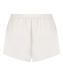 Short en satin Minimal - Blanc, Blanc, coloris