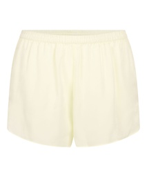 Short en satin Minimal - Jaune, Jaune, coloris