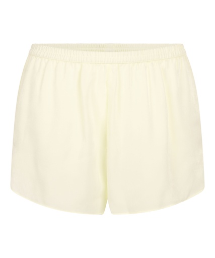 Short en satin Minimal - Jaune