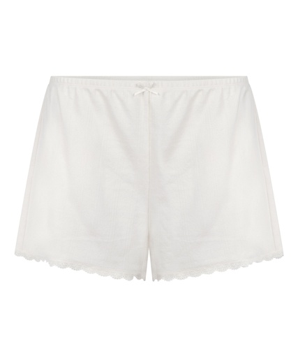 Short Pointelle - Blanc