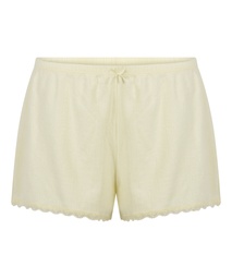 Short Pointelle - Jaune, Jaune, coloris