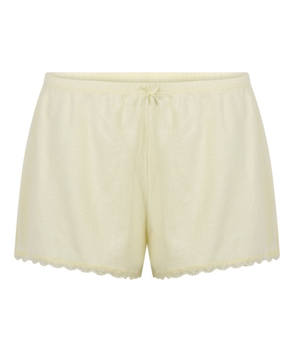 Short Pointelle - Jaune