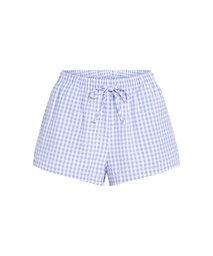 Short Seersucker - Bleu, Bleu, coloris