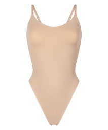 Body à jambe haute sans couture mise en forme - Beige, Beige, coloris