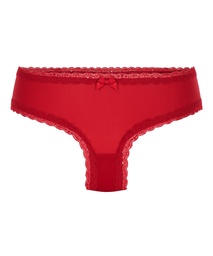 Slip brésilien en forme de V London - Rouge