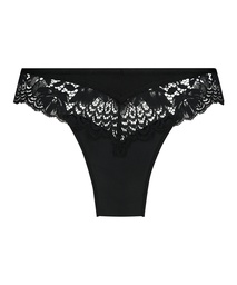 Slip brésilien Lainey - Noir, Noir, coloris