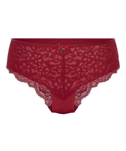 Slip brésilien Marine - Rouge