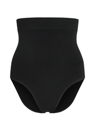 Slip Rio taille haute sans coutures mettant en valeur la silhouette - Noir