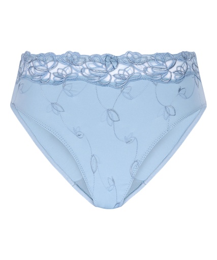 Slip taille haute Diva - Bleu clair