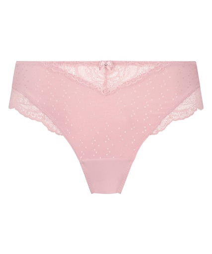 Slip taille haute Sophie - Rose nude