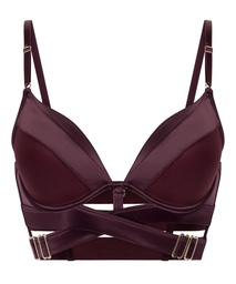 Soutien-gorge à armatures longline push-up préformé Colette - Violet