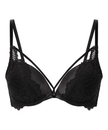Soutien-gorge à armatures maximiseur préformé Whitney - Noir
