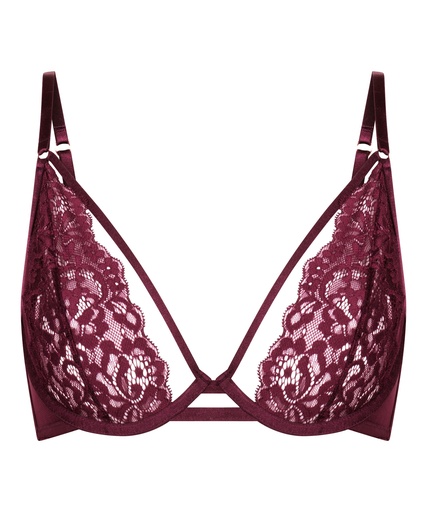 Soutien-gorge à armatures non-préformé Cinnamon - Rouge