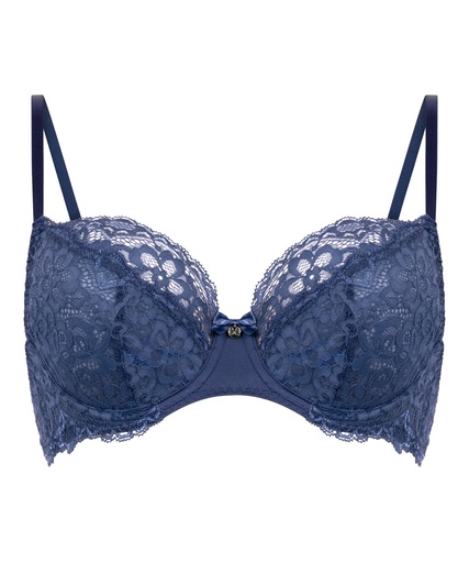 Soutien-gorge à armatures non-préformé Marine - Bleu