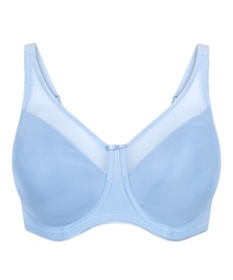 Soutien-gorge à armatures non-préformé minimiseur Nina - Bleu