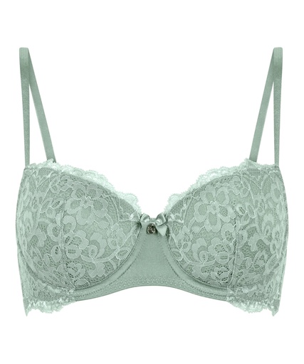 Soutien-gorge à armatures préformé Marine - Vert menthe