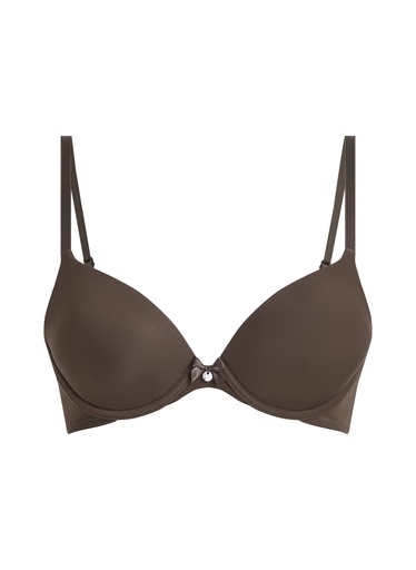 Soutien-gorge à armatures préformé Plunge - Chocolat