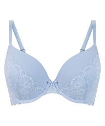 Soutien-gorge à armatures préformé push-up Cherry - Bleu, Bleu, coloris