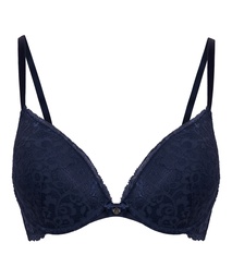Soutien-gorge à armatures préformé push-up Marine - Bleu