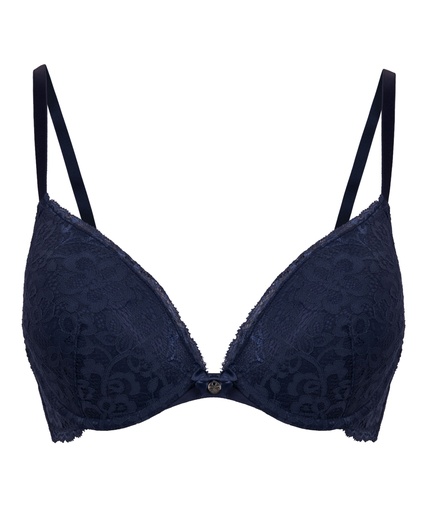 Soutien-gorge à armatures préformé push-up Marine - Bleu marine