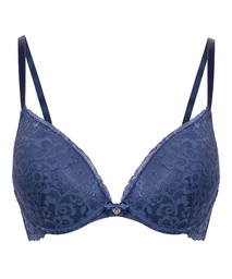 Soutien-gorge à armatures préformé push-up Marine - Bleu