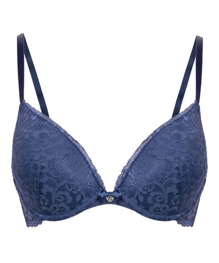 Soutien-gorge à armatures préformé push-up Marine - Indigo