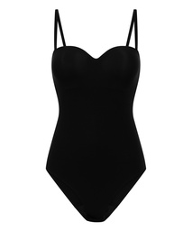 Body lisse et rembourré - Noir