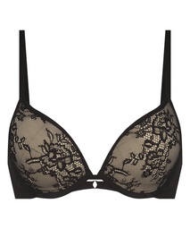Soutien-gorge à armatures push-up préformé Lea - Noir, Noir, coloris