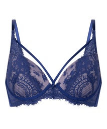 Soutien-gorge à armatures rembourré Lou - Bleu