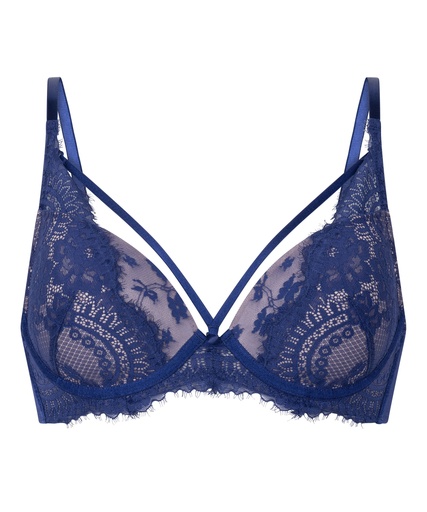 Soutien-gorge à armatures rembourré Lou - Bleu