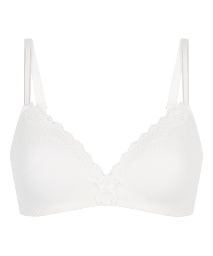 Soutien-gorge sans armatures préformé Lola - Blanc