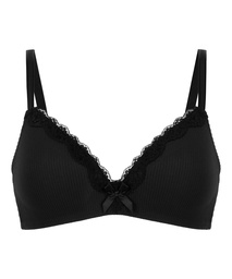 Soutien-gorge sans armatures préformé Lola - Noir