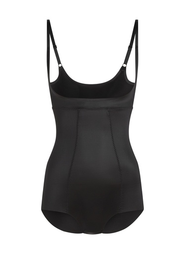Body sculptant en dentelle scuba - Noir