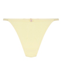 String Pointelle - Jaune