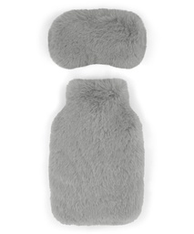 Bouillotte Masque de nuit ensemble - Gris, Gris, coloris