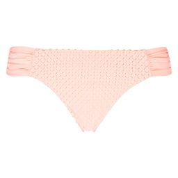 Textured Skin Rio Bikini Bottoms - Pink, Rose, coloris