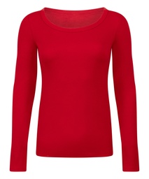 Top de pyjama Coton - Rouge, Rouge, coloris