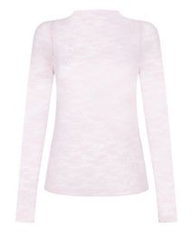 Top en dentelle intégrale - Rose, Rose, coloris