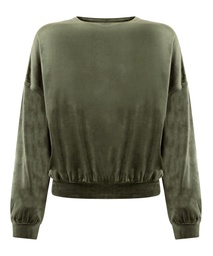 Top Velours - Vert, Vert, coloris